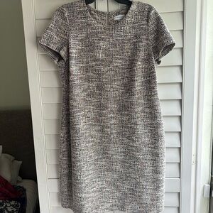 Calvin Klein Tweed Shift Dress